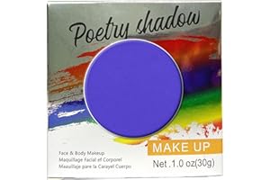 HISUNBEN Körperfarben Upgrade 30g Gesichtsfarbe und Kinder waschbar Körperfarbe Gesichtsfarbe Kinder Make-up Theater Karneval Halloween Party-2 Lila-2