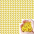 DIYDEC 200pcs Mini Resin Ducks Yellow Tiny Ducks Mini Ducks Bulk Little Duck Figures Plastic Small Miniature Ducks for Dollhouse Decor Micro Fairy Garden Landscape Aquarium Tiny Toys