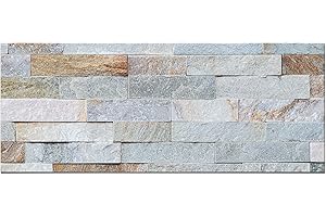 Panorama Pellicola per Cucina Mattone Blu 60x100 cm - Paraschizzi Adesivo Per Muro - Pannello - Adesivo da Parete