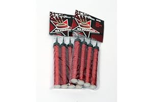 vama 60 Sek Tortenfontäne Zimmerfontäne Eissterne Zaubersterne Eisfontäne Traumsterne mit roter Flamme für Verlobung Hochzeit Geburtstag Kinder und Deko für Kuchen Torten Gold (8)