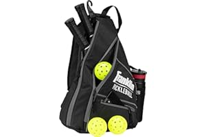 Franklin Sports Pickleball Bags - Pickleball Sling Bag Backpack for Gear + Equipment - Pickleball Bag for Men + Women - Holds Paddles, Pickleballs + Accessories - Official US Open Pickleball Bag