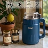 Mioji CG34 500W Paslanmaz &Ccedil;elik Bı&ccedil;ak Kompakt Baharat ve Kahve &Ouml;ğ&uuml;t&uuml;c&uuml; Mavi