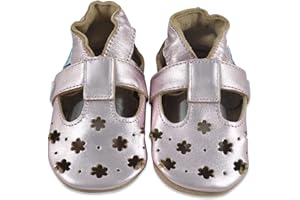 Weicher Leder Babysandalen - Lauflernschuhe Krabbelschuhe Babyschuhe Sommerschuhe Kinder Sandalen mit Wildledersohlen. Junge Mädchen Kleinkind Ab 0-6 Monate bis 18-24 Monate