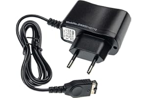 vhbw Netzteil kompatibel mit Nintendo DS (1. Generation) & Gameboy Advance SP - Ladekabel Ladegerät Netzkabel Kabel (5V)