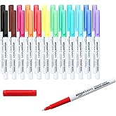 Amazon Basics Ultra Fine Point Permanent Markers, Assorted Colors, 24-Pack