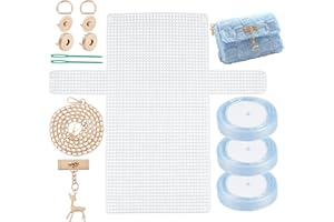 CHGCRAFT - Juego de punto de bolsa de bricolaje, kit de costura, kit de bolsas de ganchillo para tejer y hacer un bonito bolso de mano