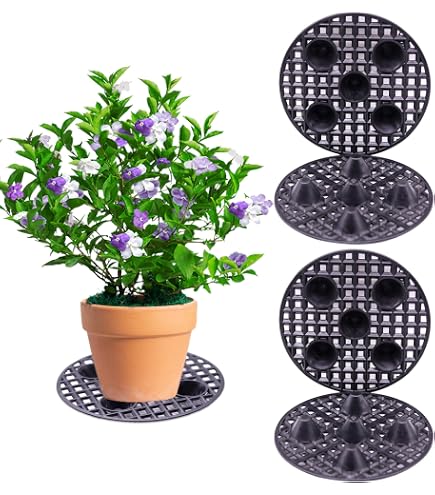 10 Stück Drainmaster 20cm – Praktische Pflanzenuntersetzer Für Bessere Drainage Im Garten & Balkon