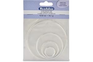 BEADALON Memory Wire Combo Pack .62Mm .5Oz-Silver-Plated - 15 Coils