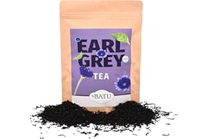 BATU Earl Grey Tea (Te Ingles) a granel | Premium | 100g | Origen Assam, India | Tradicional english breakfast tea : Te negro con Bergamota | 100% ingredientes naturales