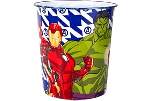 Zawadi Global Avengers Corbeille à papier pour chambre à coucher, bureau