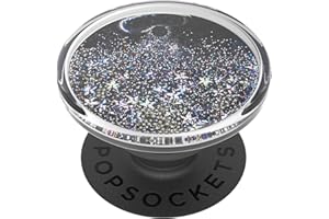 PopSockets PopGrip - Ausziehbarer Sockel und Griff mit einem Austauschbarem Top für Smartphones und Tablets - Tidepool Starring Silver