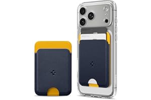 Spigen Caseology by Nano Pop MagFit Porte-Cartes Magnetique Compatible avec l'iPhone 17/16/15, d'autres modèles MagSafe et la série Google Pixel 10