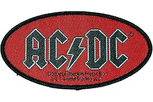 RAZAMATAZ AC/DC Écusson à coudre avec logo ovale