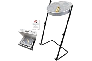 Panyard Jumbie Jam W1158 Steel Drum Z-Stand Silver G Diatonic,JJ1158-GY
