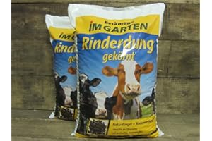 Beckmann Rinderdung Kuhmist Gartendünger Universaldünger Dünger organisch, 25kg (2x12,5kg)