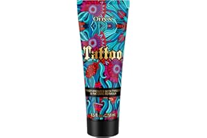 ‎ONYX Onyx Tattoo Tanning Lotion | Tattoo-Farbschutz | Sonnen und Solarium Creme mit Bräunungsbeschleuniger | Für Solarium, Sonnenstudio & Außenbräune | Dunkle Bräune ohne Streifen | Tiefe Bräunung 251ml