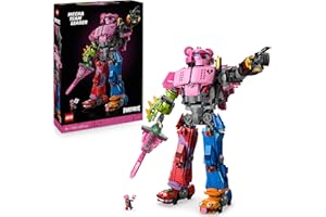 LEGO Fortnite Líder del Equipo Meca - Kit de Maquetas para Adultos para Exponer - Figura Articulada con Espada de Juguete y Minifigura - Regalo Gamer Coleccionable para Fans del Videojuego 77078