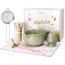 Set di frusta per Matcha, frusta in ceramica, set per matcha, kit matcha, include ciotola con beccuccio, supporto per frusta Matcha, frusta in bambù e paletta in bambù, elegante e riutilizzabile per Set di frusta per Matcha, frusta in ceramica, set per matcha, kit matcha, include ciotola con beccuccio, supporto per frusta Matcha, frusta in bambù e paletta in bambù, elegante e riutilizzabile per