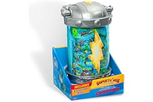 SUPERTHINGS KAZOOM Power - Carry Case. Kapsuła w kształcie Kazoom do transportu i przechowywania Twoich superthingów, w zestawie 1 etui na zakupy, 8 figurek niespodzianek, 1 Hideout i 1 Megaet