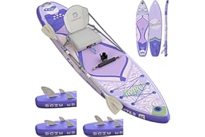 iTAOSTAR Daisy 35" Extra Wide Paddle Board for Better Balance, Inflatable Stand Up Paddle Board with Premium SUP Accessories, Inflatable Paddle Boards for Adults/Youth of All Skill Levels