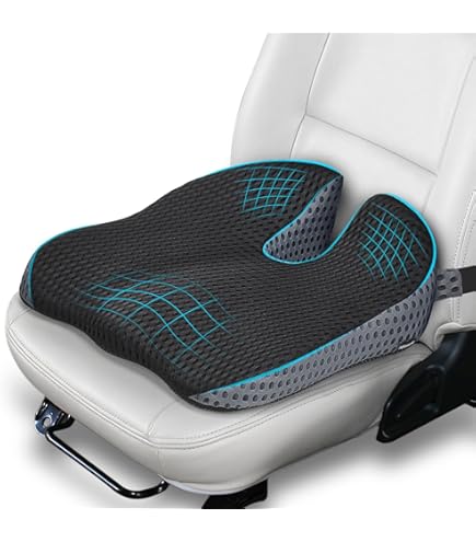 Stoel Kussen Feela Orthopedisch Zitkussen – U-vorm, 3 Hardheden – Tegen Stuitbeenpijn & Voor Betere Houding Gel Zitkussen