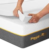 Ferlex - Memory Foam Topper 7 cm | 105 x 190 cm | Mattress Topper without Cover | Mattress Topper and Sofa
