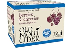 Old Mout Cider Berries & Cherries Alcohol Free 12x500ml Bottle