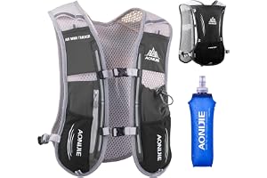 Azarxis Ultralätt 5L vätskeryggsäck för män och kvinnor, ventilerande löparryggsäck för Trail Running MTB och Marathon
