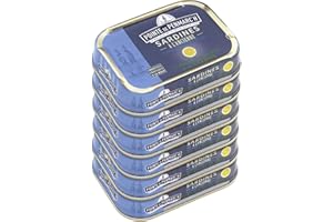 Sardines à l'huile d'olive et au citron à teneur réduite en sel Pointe de Penmarc'h le lot de 6 boîtes de 115g - Livraison en 2 à 3 jours ouvrés depuis la Bretagne