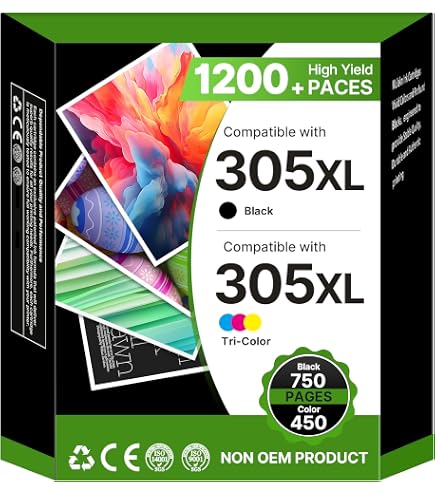 Pack 5 Cartouches QUALITONER Compatibles HP 363XL – 2 Noir + Cyan + Magenta + Jaune – Neuf Sous Blister
