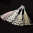 Meena Supplies 12x 4 Colours Artificial Pearl Spray Bunch (Ivory)