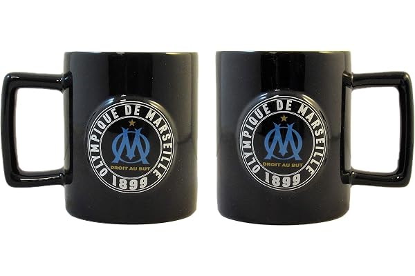 Coffret d'1 Mug Tasse OM - Collection officielle OLYMPIQUE DE MARSEILLE - Football Ligue 1