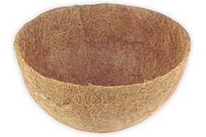 ProFlora® Kokoseinlage für Blumenampel - Kokoseinsatz aus Kokosfasern mit integriertem Tropfschutz (Ø 35cm)