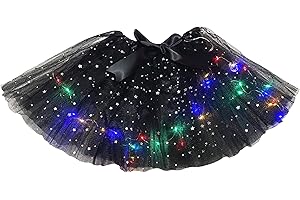 Petitebelle Singolo Colore Bling Stars Led Luci Lady Tulle Tutu