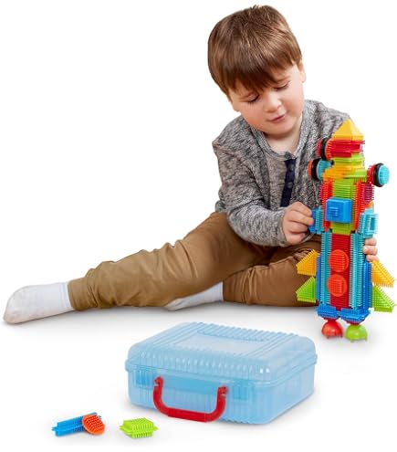 Miniland Pegy Bricks Windy Mill – Set De Construcción De 22 Piezas Para Montar Un Molino De Viento Con Aspas Móviles, Juguete Educativo Para Niños De 2 A 6 Años
