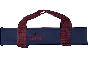 Acclaim Chatton Sac de transport à plat en nylon pour 2 boules de bowling Intérieur et extérieur Bleu marin et bourgogne