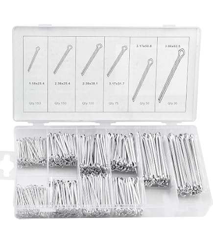 100 Goupilles Fendues 9,4 X 1,7 Mm En Acier Inox – Pour Clés Pliantes VW, Audi, Skoda, Seat – Remplacement Lame