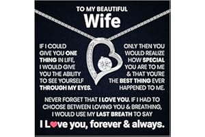 GENERIC Wife Necklace for Her | soulmate Anniversary or Birthday Gift From Husband | Wifey Mother's Day or Valentine's Day Pendant jewellery for Hot Doe