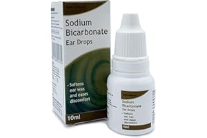 BELLS HEALTHCARE 3 Packs of Sodium Bicarbonate 10ml Ear Drops Softens Ear Wax and Eases Discomfort