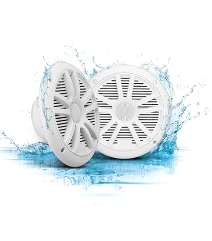 Coppia altoparlanti nautici Boss Marine MR690 da 350W bianchi