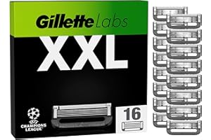 Gillette Labs Rasierklingen für Männer, 16 Original Ersatzklingen, Klingen für Herren Kompatibel mit allen GilletteLabs Rasierern (inkl.Heated Razor)