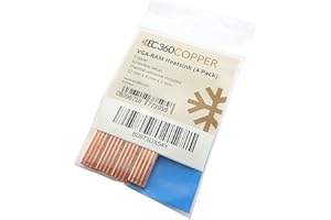 EC360® Copper 4-Pack VGA-RAM Copper Heatsink (22 x 8 x 5 mm)