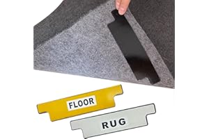 kaiheng 12PCS Adesivi Antiscivolo per Tappetini, lavabile, riutilizzabile, adesivo forte, adesivo per tappeti antitraccia, adesivo per tappeti antiscivolo, adatto per tappeti e tappetini