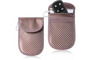 Anti-Fraud Car Key Signal Blocking Pouch Faraday Bag Anti-theft Pouch for Car Key Phones+ RFID/NFC Blocker, 3 colours, KF-Premium Signal Protection Pouch, 1pc