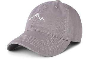 Eoslya Baseball Cap Mens - Peak Embroidery Baseball Hats, Classic Relxed Cap Casual Soft Cotton Adjustable Breathable Sports Summer Strapback Cap for Outdoor UK