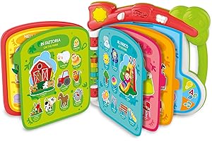 Clementoni Baby Scopro Il Mondo in 100 Parole, Gioco Educativo Bambini 1-4 Anni, Libro Prima Infanzia 10 Pagine Interattive per Imparare Nuovi Vocaboli in Italiano e Inglese, Lingua Italiana, 17984