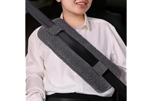 RoamReady Seat Belt Pillow for Mastectomy Post-Surgery, Heart Surgery Recovery Support Cushion Pad for Chest Chemo Port Pacemaker Bypass Hysterectomy Recovery Gifts for Women (Dark Gray)