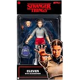 Stranger Things Eleven Upside Down Collector Fig&uuml;r&uuml; - 15,5 cm Yumuşak İyi Giysiler ve Benzersiz Aksesuarlarla Son Derece Deta