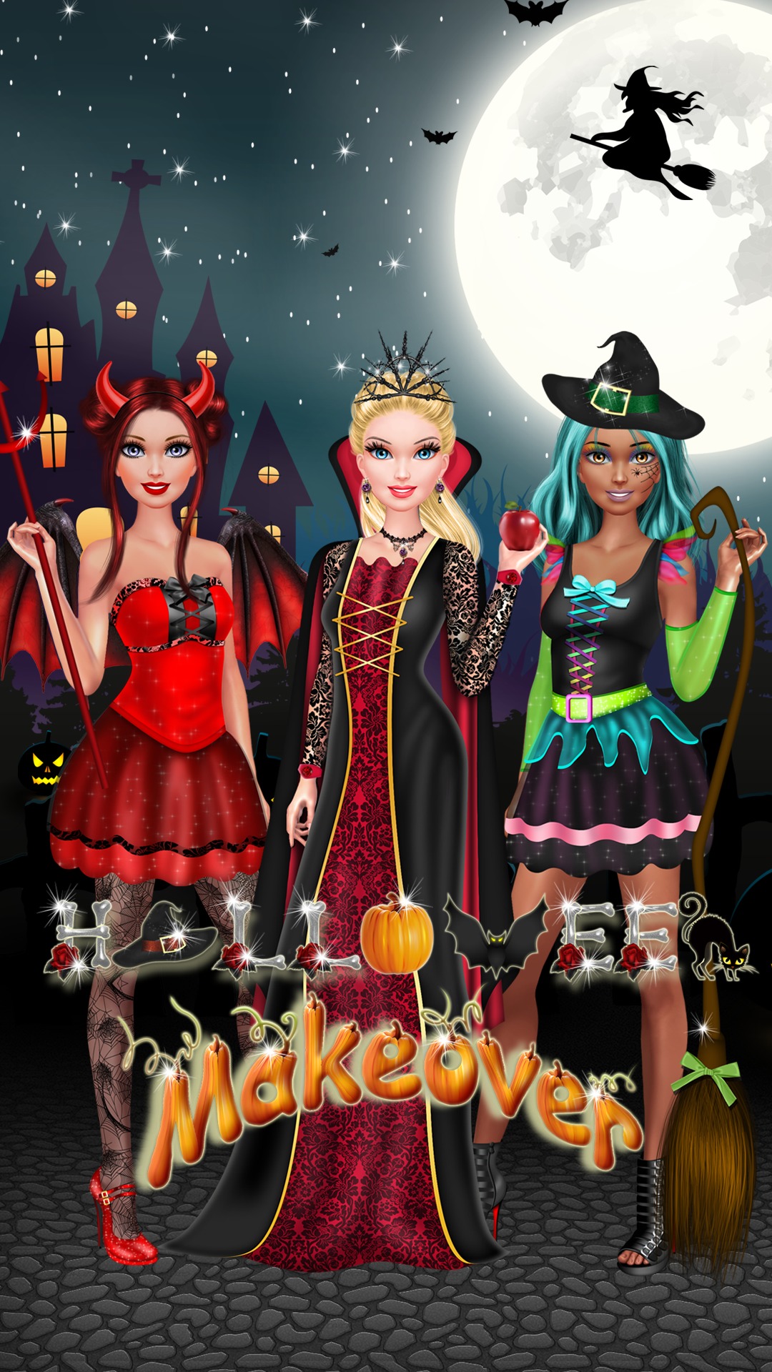 Halloween Makeover Spa, Makeup and Dress Up Fashion and Beauty Salon