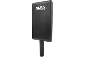 ALFA NETWORK ALFA APA-M25-6E Tri-Band 2.4 GHz/5 GHz/6E alta ganancia Direccional 10 dBi Interior RP-SMA Panel Antena